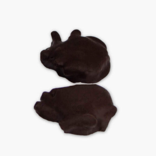 rochers au caramel et aux bretzel au chocolat noir