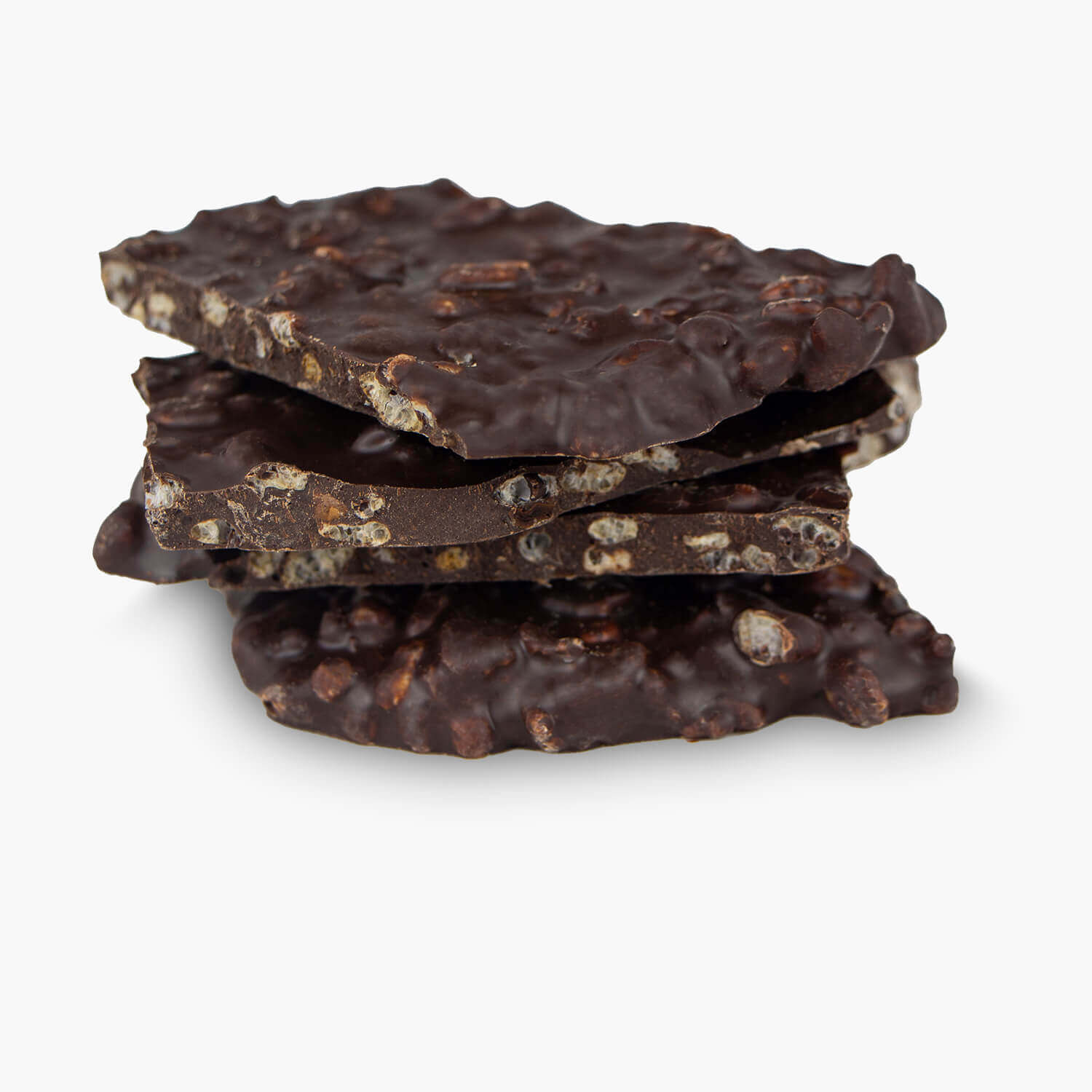 écorces moka croustillant - chocolat noir de 72% cacao.