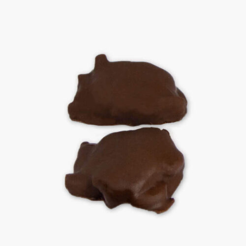 rochers au caramel et aux bretzels au chocolat au lait