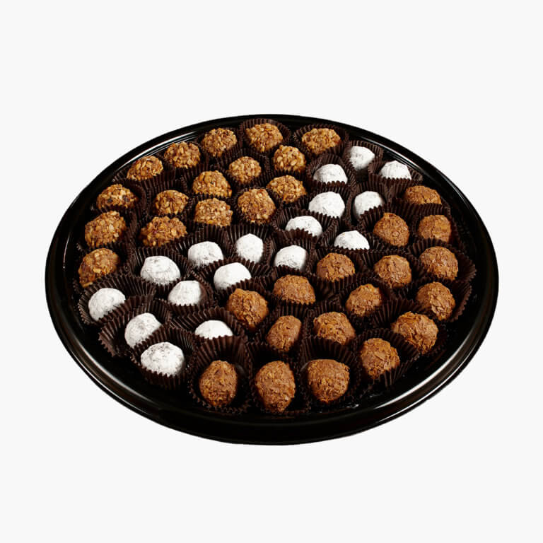assorted truffles platter