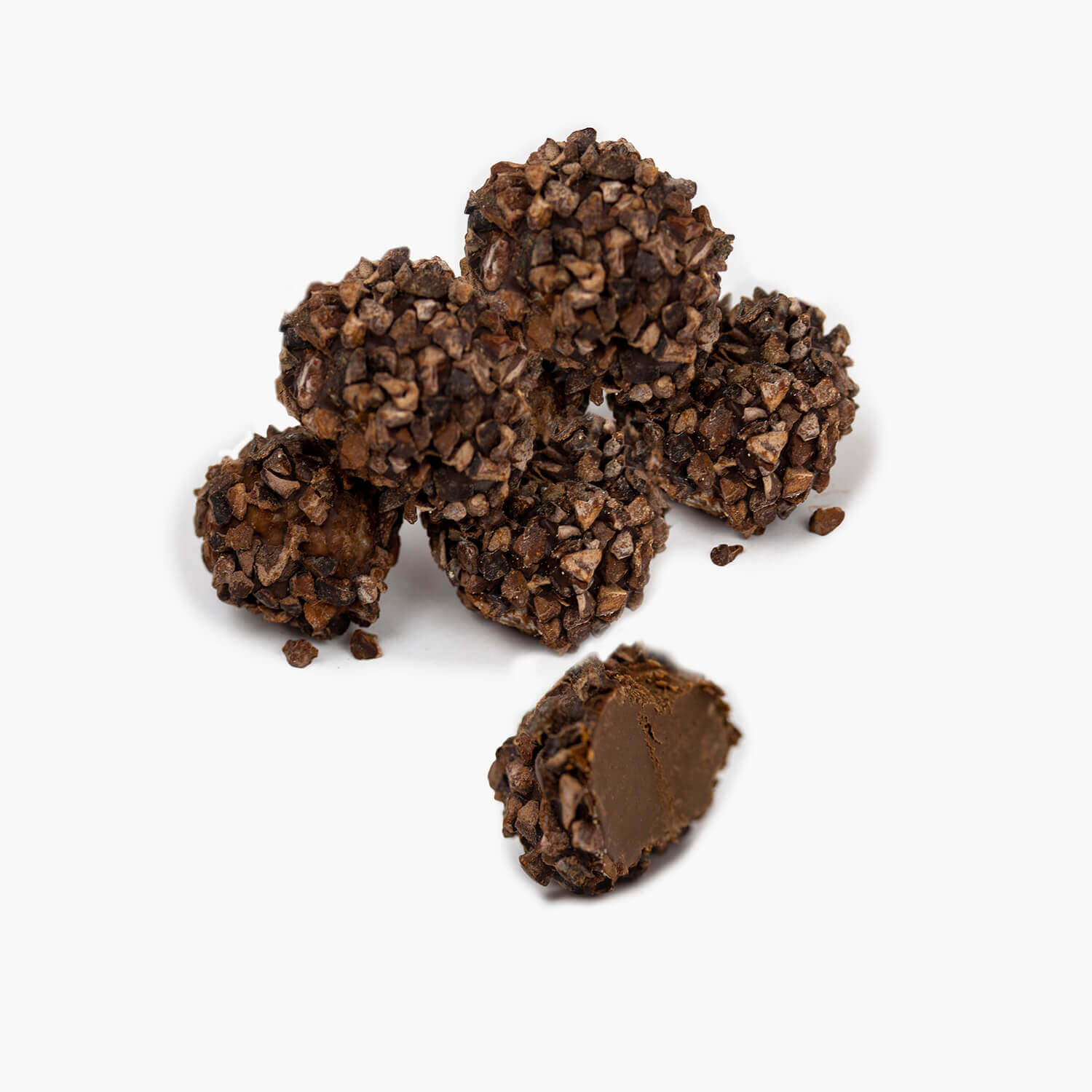 truffes de cacao douces-amères