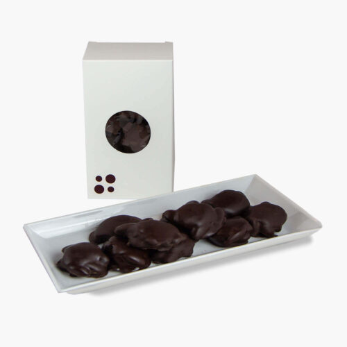 tortues d'amandes chocolat noir