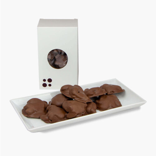 tortues d'amandes au chocolat au lait