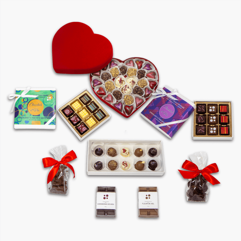 large Valentine's Day gift box contents