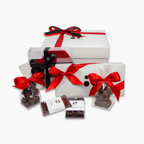 medium Valentine's Day gift box with contents