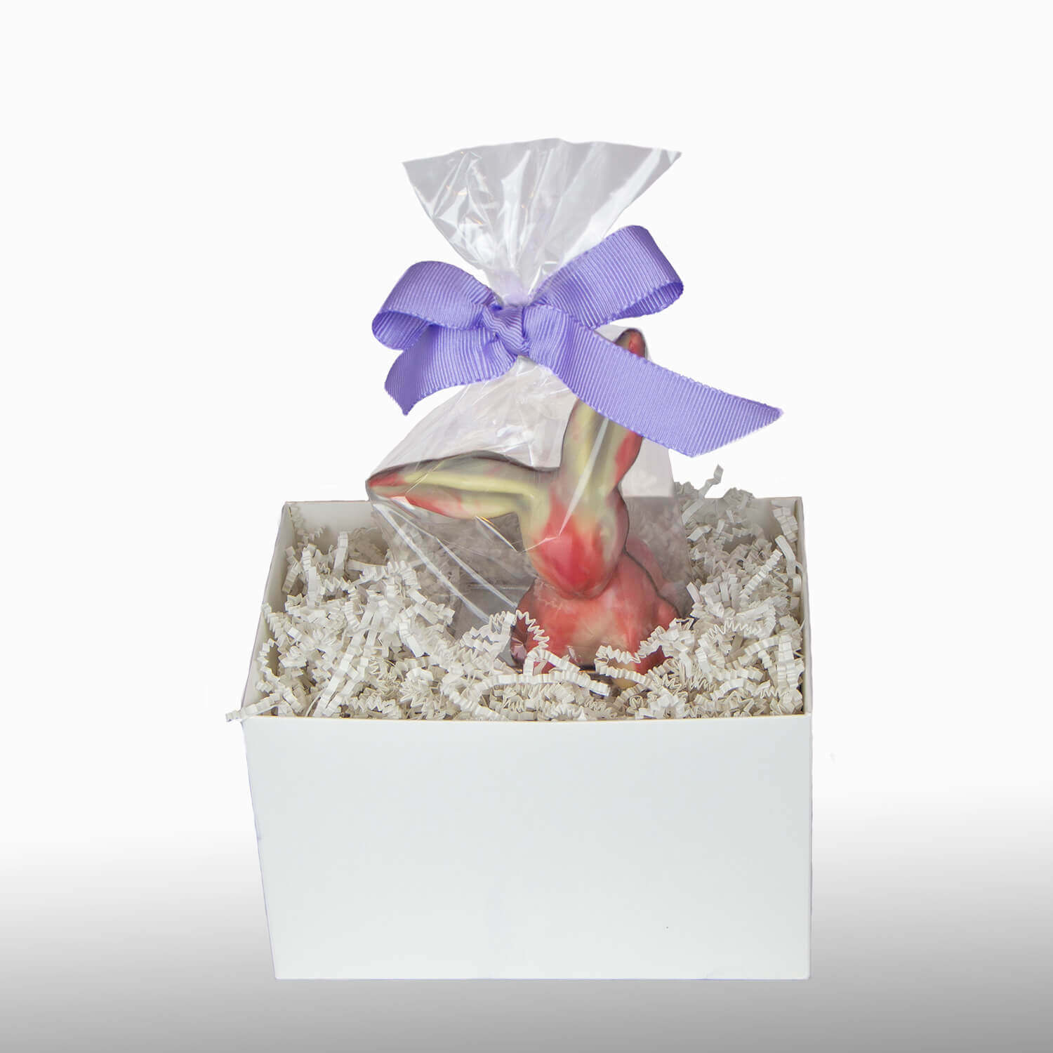 Medium Easter bunny in gift box