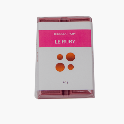 tablette de chocolat ruby